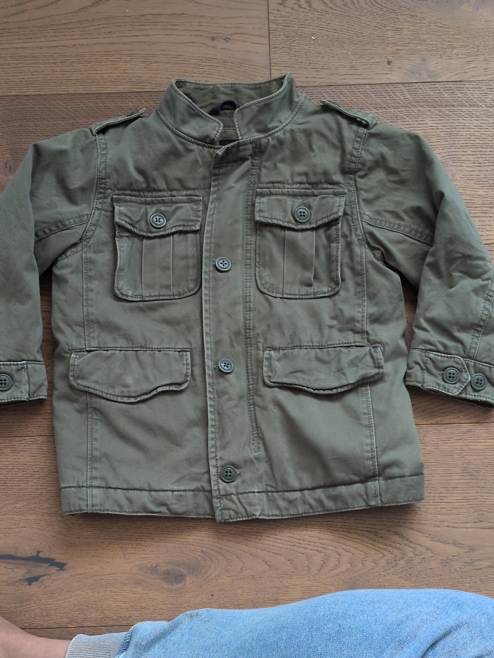 GAP Kids Olive Green Military-Style Jacket